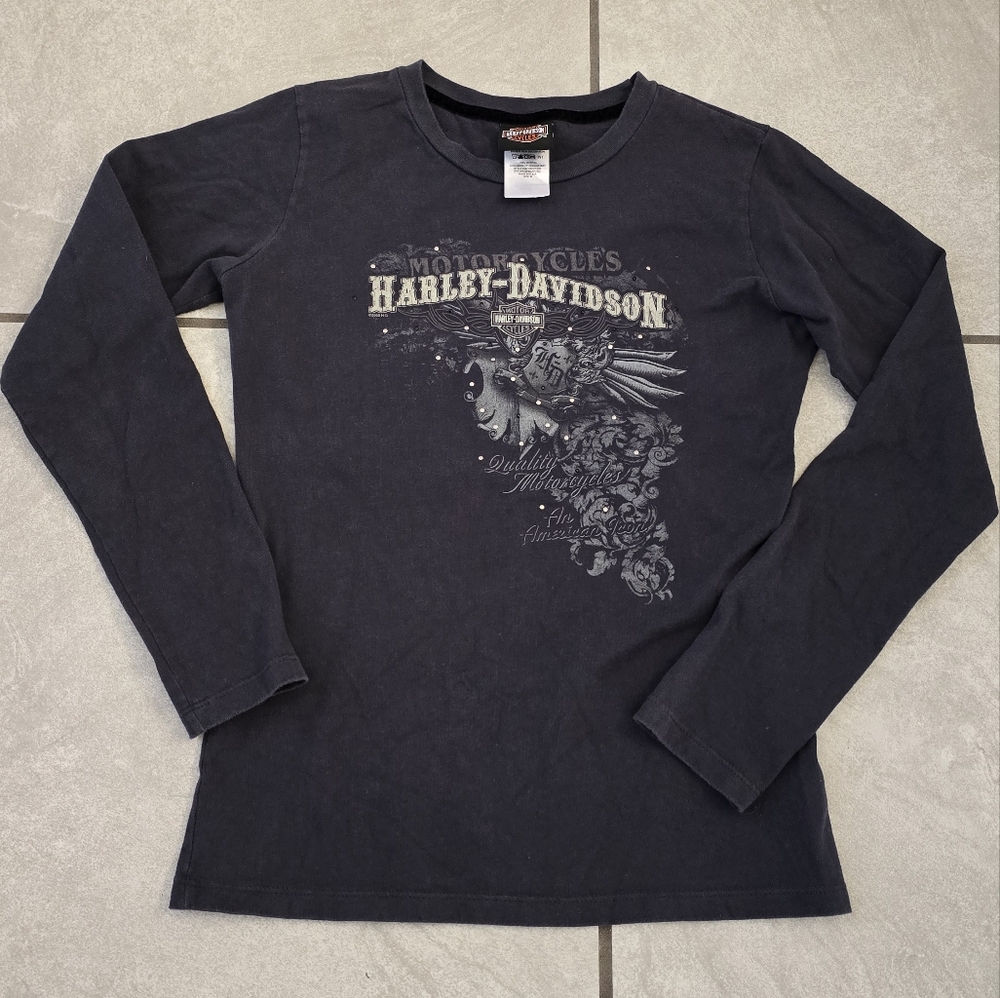 Harley-Davidson Gray Graphic Tee